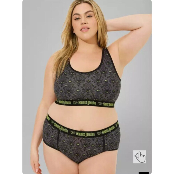 Disney Haunted Mansion Mid-Rise Cotton Cheeky Panty Size 3 Torrid 22/24 NEW NWT - Picture 4 of 4